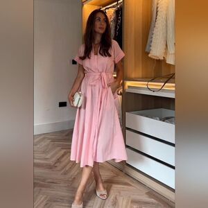 Pink Zara Denim Dress for Sale up to 90% Off: Poshmark